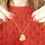 Personalised Name Silver Plated Heart Necklace, thumbnail 2 of 12