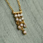 Antique Art Deco Ladder Necklace, thumbnail 6 of 11