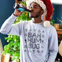 Bah Humbug Men's Anti Christmas Jumper Sweatshirt, thumbnail 2 of 9