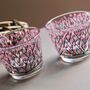 Blossom Hand Painted Glass Tea Light Holders, thumbnail 4 of 11