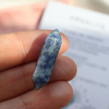 Sodalite Crystal Point For Insight And Harmony, 2 of 6