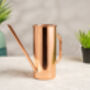 Handcrafted Solid Copper Watering Can, thumbnail 3 of 4