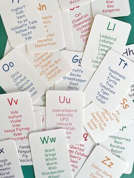 Colourful Educational Alphabet Flashcards, 4 of 5
