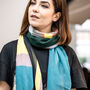 Personalised Abstract Eco Geo Scarf, thumbnail 5 of 12