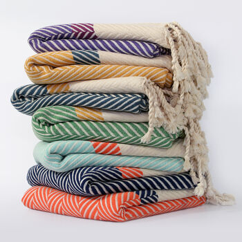 Handwoven Throw Blanket, Christmas Gift For Family, 10 of 12