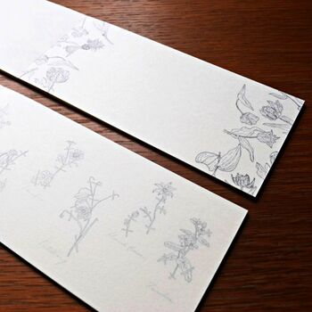 Japanese Illustrated Botanical Writing Pad, 5 of 8