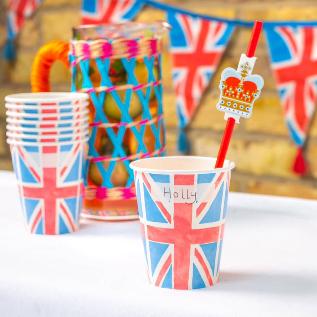 Union Jack Paper Party Cups, 1 of 4