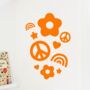 Peace And Love Wall Stickers, thumbnail 5 of 6