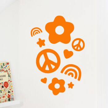 Peace And Love Wall Stickers, 5 of 6
