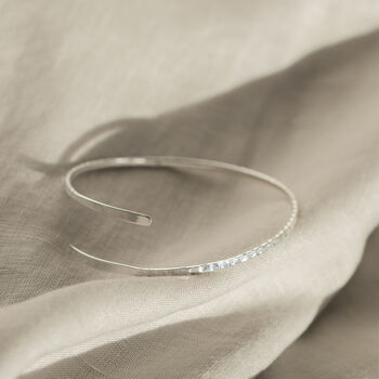 Sterling Silver Wrap Bangle, 3 of 9