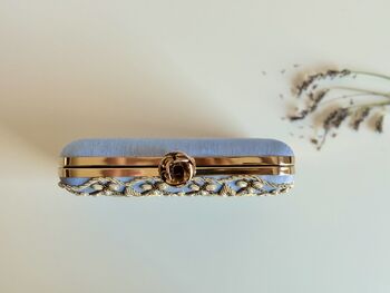 Jordan Periwinkle Embroidered Purse In A Gift Box, 5 of 7