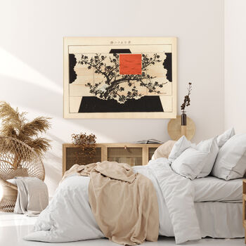 Japanese Vintage Textile Art Print, 2 of 3