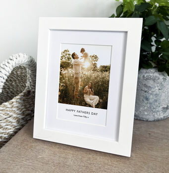 Personalised White Framed Handmade Photo Gift, 4 of 8