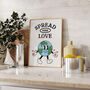 Spread More Love Retro Print, thumbnail 3 of 6