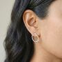 Eternity Curve Earrings, thumbnail 2 of 7