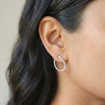 Eternity Curve Earrings, 2 of 7