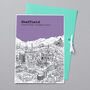 Personalised Sheffield Graduation Gift Print, thumbnail 5 of 9