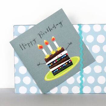 Happy Birthday Cake Card, 4 of 5