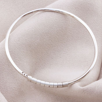 Personalised Silver 'Secret Message' Bracelet, 2 of 9
