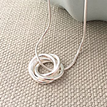 Interlinked Rings Necklace, 11 of 11