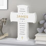 Cherished Christening Wooden Cross Gift, thumbnail 2 of 2