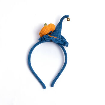 Whimsical Crochet Witch Hat Head Accessory, 2 of 2