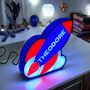 Personalised Rocket LED Light Box, thumbnail 1 of 5