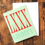 Mini Roman Numerals Eighty Card, thumbnail 3 of 5