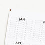 2025 List Year Planner Calendar, thumbnail 2 of 3