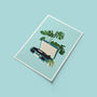 Record Player Houseplant Print | Vinyl Music Poster, thumbnail 5 of 6