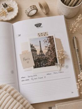 The Bucket List Book Adventure Travel Journal Cream, 3 of 12