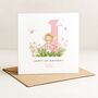 1st Birthday Fairy Card Personalised For Girl, thumbnail 1 of 6