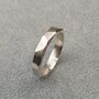 Personalised Sterling Silver Facet Ring, thumbnail 5 of 11