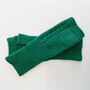 Cosy Cable Knit Plain Colour Medium Fingerless Gloves, thumbnail 11 of 12