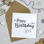 Monochrome Birthday Card, thumbnail 3 of 6
