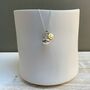 Personalised Solid Silver Apple Charm Necklace, thumbnail 1 of 7