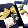 Boxed Opulence Bloom Personalised 50th Anniversary Card, thumbnail 4 of 5