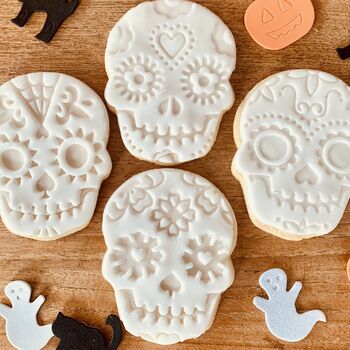 Day Of The Dead Colouring In Halloween Biscuit Set, 11 of 12