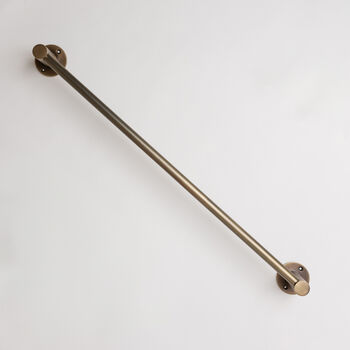 Solid Brass Kitchen Hook Rail | Utensil Hanging Rail, 2 of 5