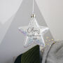 First Christmas Star Hanging Decoration Light, thumbnail 5 of 7