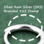 Tiny Emerald Green Cz Huggie Hoop In Sterling Silver, thumbnail 5 of 10