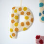 Yellow Polka Dot Decorative Letter, thumbnail 1 of 5