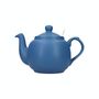 Stoneware Teapot In Matt Grey, Blue Or Pink, thumbnail 3 of 5