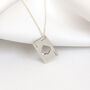 Personalised Sterling Silver Playing Card Necklace, thumbnail 2 of 9