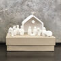 Porcelain Small Christmas Nativity Scene, thumbnail 1 of 2