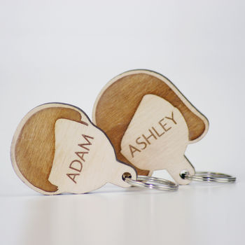 Personalised Couples Key Rack And Keyring Set, 3 of 9