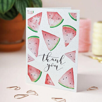 Watermelon Thank You Card, 2 of 2