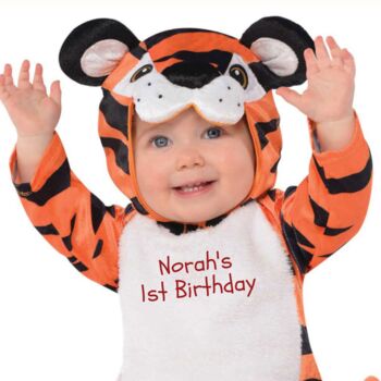 Personalised Baby Tiger Costume, 3 of 8
