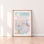 London Skyline, Signed Fine Art Paper Print, thumbnail 5 of 5