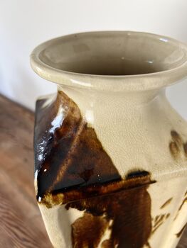 Tall Vintage Japanese Studio Pottery Vase, 7 of 10
